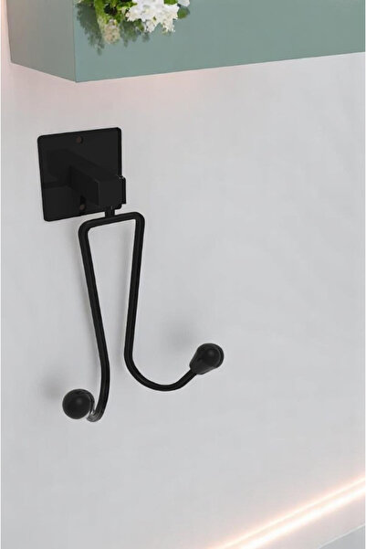 Magic Objects Siyah Havluluk Organizer Askısı | Yapışkanlı Banyo Havlu Askılı...