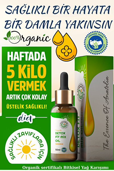 anadolu'nun özü organik üretim Organik Mix Oil Damla Bitkisel