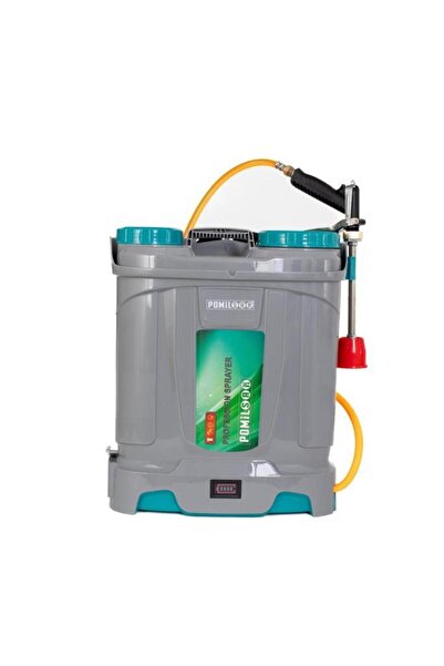 CAMİMARKET Pomilsan Çift Motorlu Akülü 16 Lt Sırt Ilaçlama Pompası -1. Sınıf