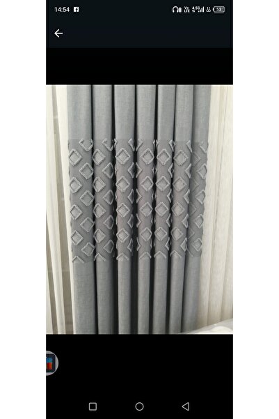 Store Brillanthome Salon Fon Perde 2025 Model 1/3 Sık Pile