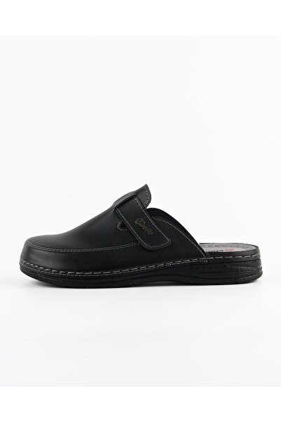 DR KLOMPA Чоловічі капці Ms304 Чорні ортопедичні капці