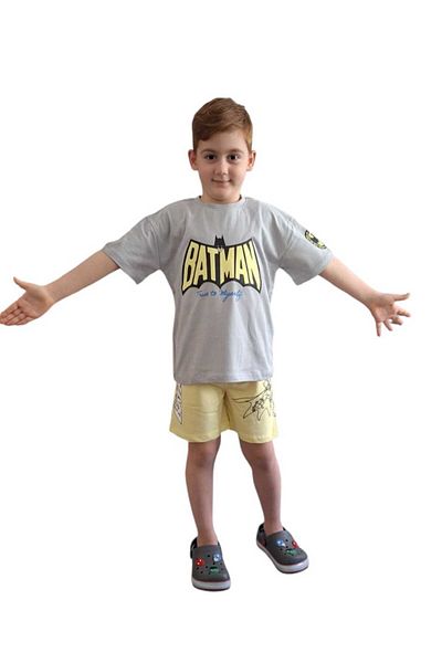 Tiny Boy's Character Detailed T-Shirt and Shorts Set