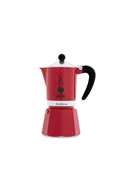 Bialetti Rainbow Kırmızı Mokapot (6 CUP)