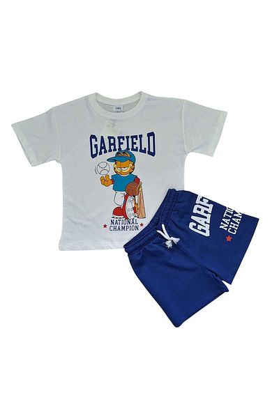 Tiny Boy's Character Detailed T-Shirt and Shorts Set