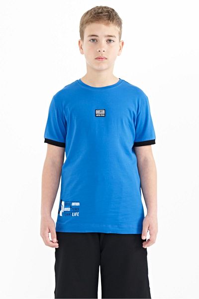 TOMMY LIFE Saks Printed Standard Mold O Neck Boy T-shirt - 11097