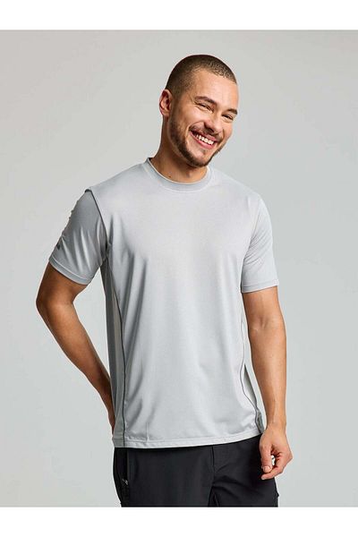 Slam Ανδρικό μπλουζάκι Grey Crew Sunblock Ss A112002s00-w04