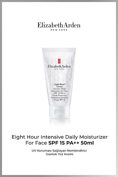 Elizabeth Arden Moisturizing Daily Face Cream Providing Uv Protection - Eight Hour Intensive Spf 15 Pa 50ml