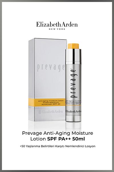 Elizabeth Arden 50 Anti-Aging Signs Moisturizing Lotion - Prevage Anti-Aging Spf 30 Pa 50ml