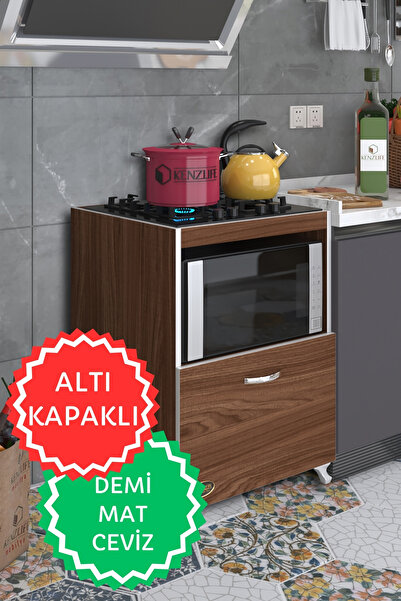 Kenzlife Ocak Dolabı Demi Cvz 85*60*57 Mutfak Modül Mini Fırın Ankastre Ocak İçin