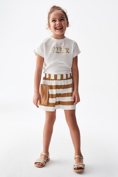 nk kids Шорти за момичешки къси панталони 56517
