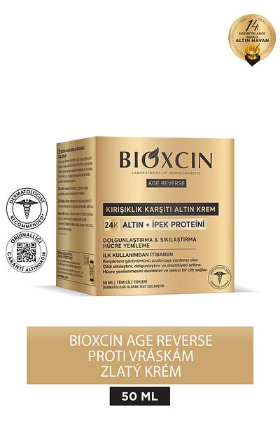 Bioxcin Age Reverse - Zlatý krém proti vráskám 50 ml