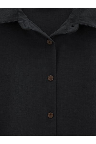 Modamorfo Black Buttoned Trousers Shirt Set