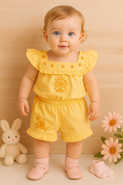 Necix's Nakışlı ikili takım bebek