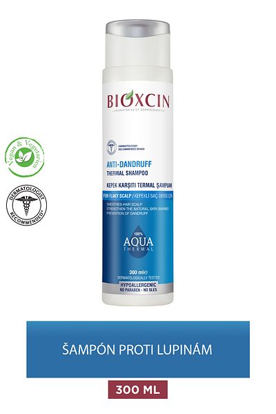 Bioxcin Aqua Thermal šampón proti lupinám 300 ml pre všetky typy vlasov - proti lupinám a svrbeniu