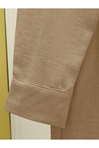 Modamorfo Buttoned Trousers and Shirt Set - Mink