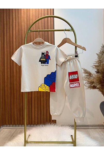 Tiny Erkek Çocuk Karakter Detaylı T-Shirt ve Eşofman Alt Üst Takım