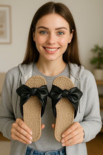 StWenn Papuci de damă cu panglică Talpă moale și confortabilă Papuci de plajă Papuci de casă Papuci de exterior Papuci de mamă