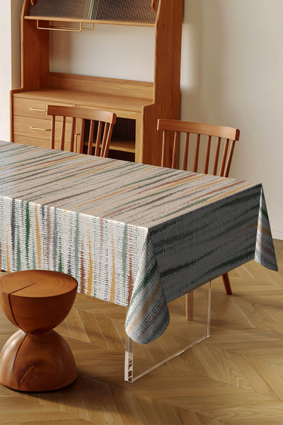 MORLİDO مفرش طاولة قابل للغسل وقابل للمسح، مفرش طاولة صحي من مادة PVC