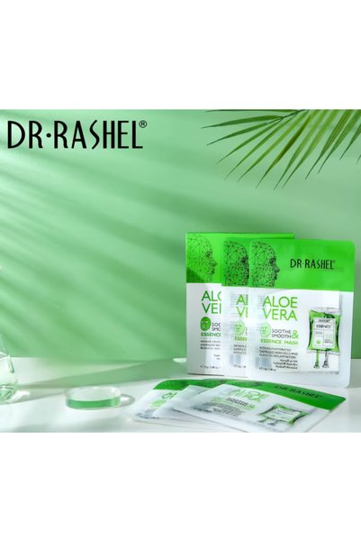 DR.RASHEL Aloe Vera Soothing Intensive Moisturizing 10-Piece Sheet Mask for All Skin Types