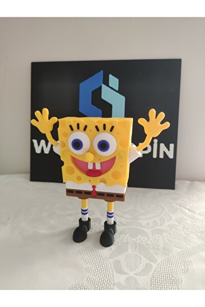 Workshopin3D Sünger Bob Figürü 13 cm