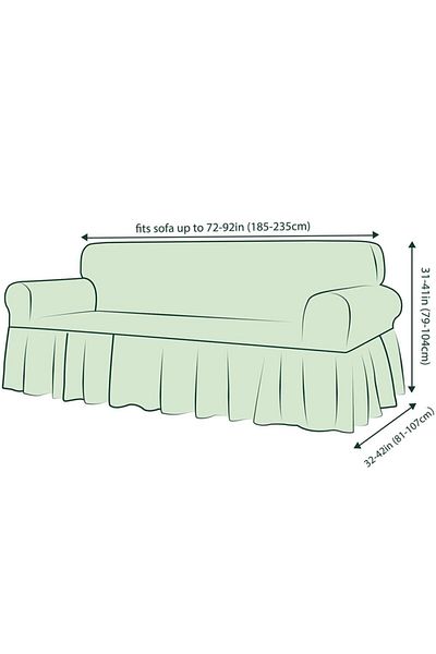 ARTUÇ Standard Skirted Lycra 3-Person Seat Cover