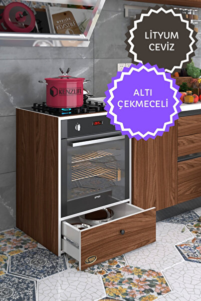 Kenzlife Ankastre Modülü Kabini Lityum Cvz Fırın Ocak Dolabı Çekmeceli