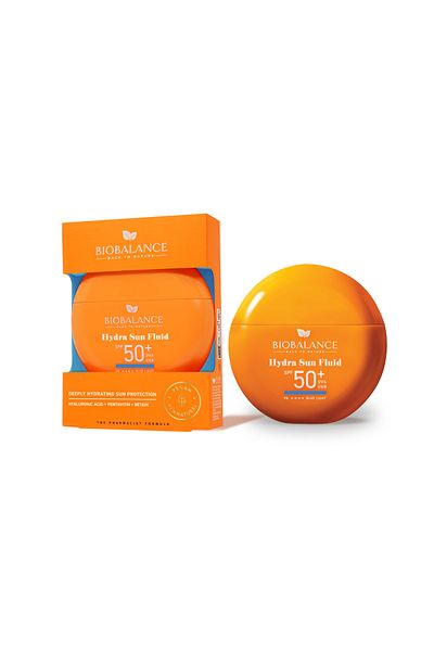 probio balance Hydra Sun fluid sunscreen SPF 50+ UVA & UVB, PA++++ Blue Light, BioBalance, 40 ml