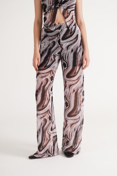 Hipo Trend Visok struk Sa deznom pantalona od Til komada