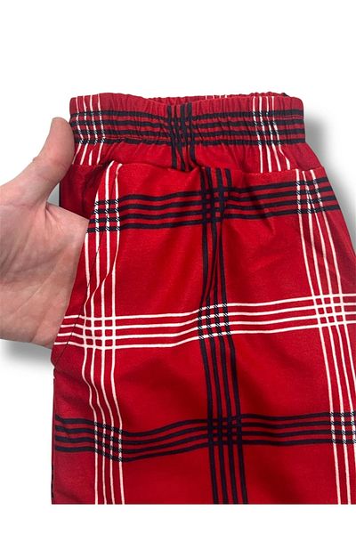 Erdenay Tekstil Unisex Suede Pajama Bottoms - Pockets and Silky Texture
