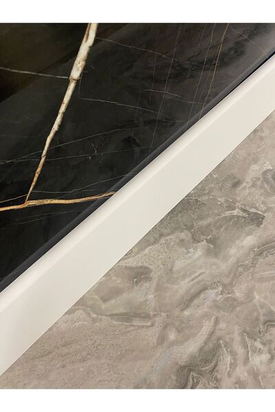 PashaDekor 8 Cm Lake Beyaz Pvc Parke Süpürgelik 12 mm