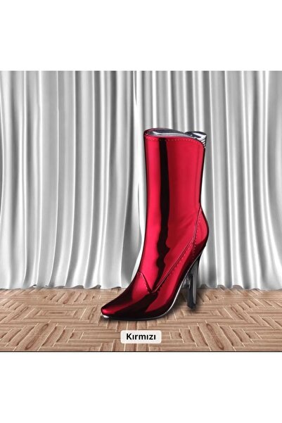 İNDİRİM CENTER Yeni  Sıradışı Topuklu Çizme Görünümlü Kadınlara Özel Çakmak