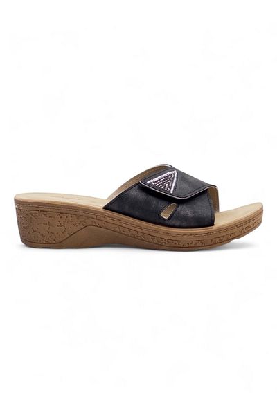 Polaris Polaris 407022.Z5Fx Women's Slippers Black