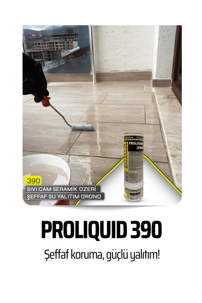 BARS Seramik Yüzeyler İçin Şeffaf Su Yalıtım Ürünü