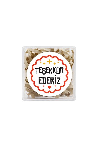reprodesign Thank You Printed 4 Cm Round Sticker 24 Pieces