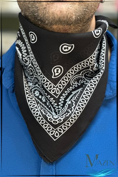 MAZEN Ethnic Patterned Multi-Purpose Bandana Scarf Color 50X50