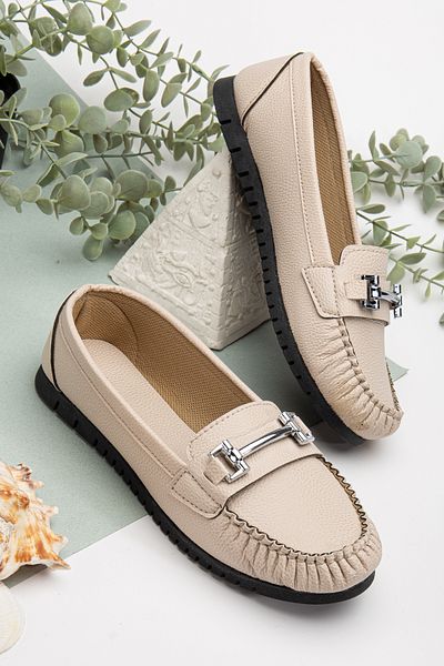Slipcat Women's Ballerinas Light Comfortable Sole Orthopedic Leather Skin Mother Shoes