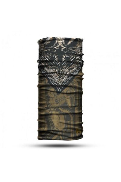 Bu Da Kaçar Mı طوق للرقبة على شكل قناع للدراجة النارية - للجنسين، قابل للتنفس...