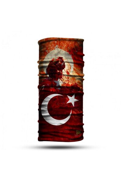 Bu Da Kaçar Mı طوق للرقبة على شكل قناع دراجة نارية - للجنسين، قابل للتنفس، مق...