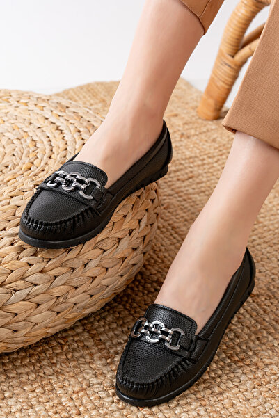 Slipcat Dámské baleríny s lehkou pohodlnou podrážkou ortopedické kožené mateřské boty