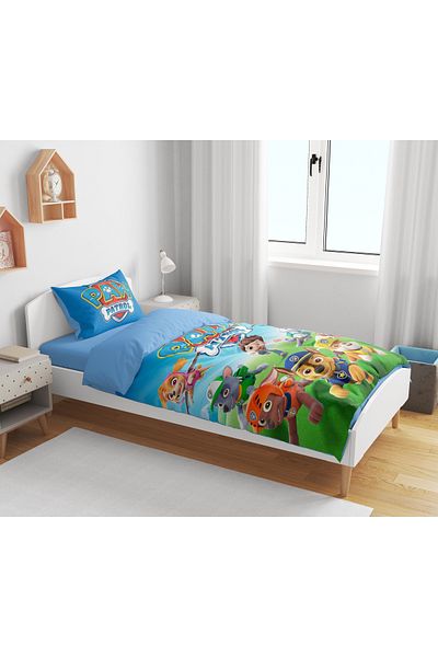 Erays Home Set de lenjerie de pat pentru băiat Paw Patrol 3d