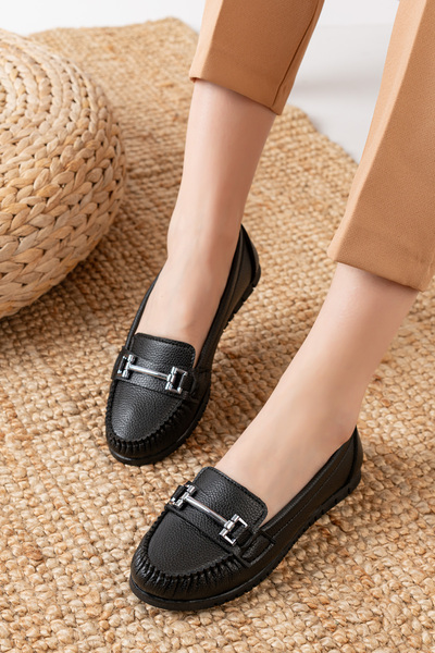 Slipcat Dámské baleríny s lehkou pohodlnou podrážkou ortopedické kožené mateřské boty