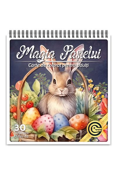 OEM Adult Coloring Book, Easter Magic, 30 Easter Illustrations