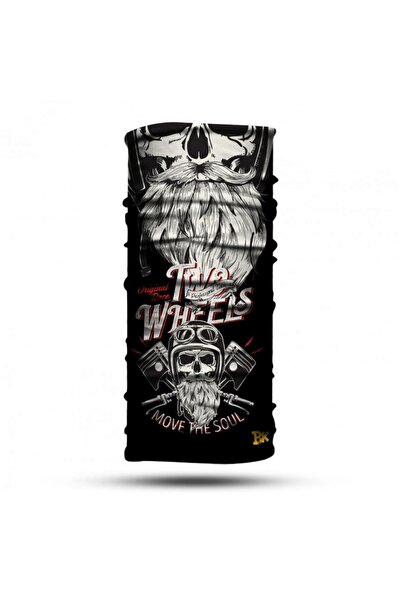 Bu Da Kaçar Mı طوق للرقبة على شكل قناع دراجة نارية - للجنسين، قابل للتنفس، مق...