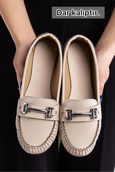 Slipcat Women's Ballerinas Light Comfortable Sole Orthopedic Leather Skin Mother Shoes