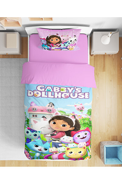 Erays Home Gabby's Dream House 3D Digital Set de husă de pilota fără cearșafu...