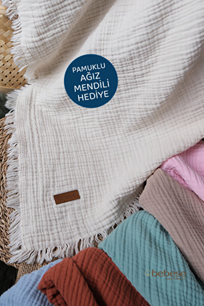 Childiva %100 Pamuklu 4 Katlı Müslin Battaniye