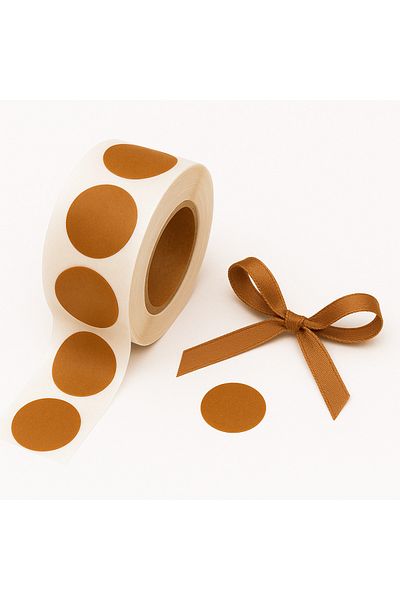 reprodesign Kraft Colored 3 cm Adhesive Dot Label 20 Pieces