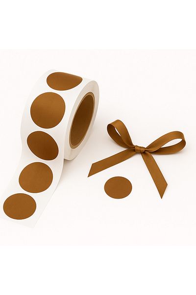 reprodesign Kraft Colored 2 Cm Adhesive Dot Sticker 25 Pieces