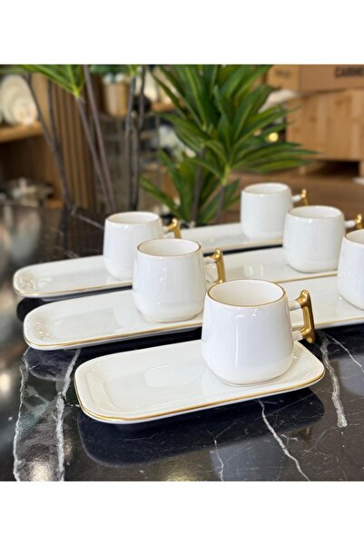 CARMEN SOFT paris Elica Series Coffee Cup Set with Presentation Plate