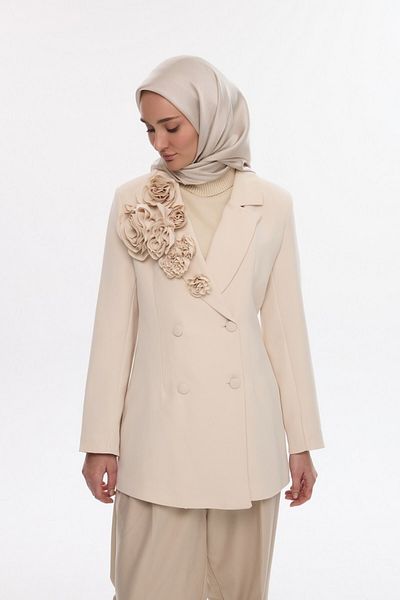 MİRSOY SCARF Icon Janjan Φουλάρι Abiyelik-λευκή Mulberry